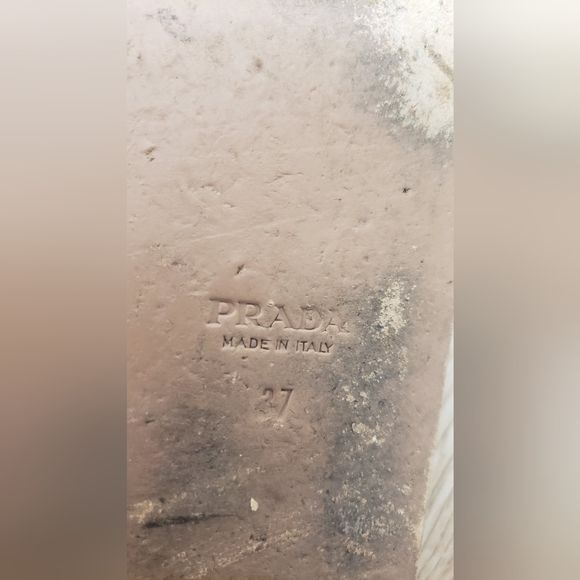 Prada gladiator suede sandals in sapphire color size 37 - Picture 10 of 10